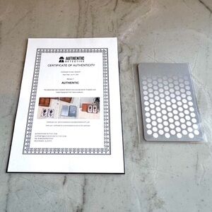 NWOT LOUIS VUITTON Foundation Playing Card Single Gray Card 8 of Spades with COA